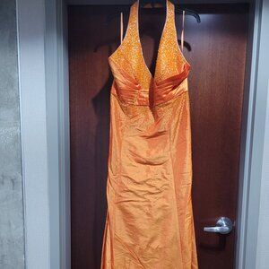 Orange Aurora Prom Dress 8033 Size 20W